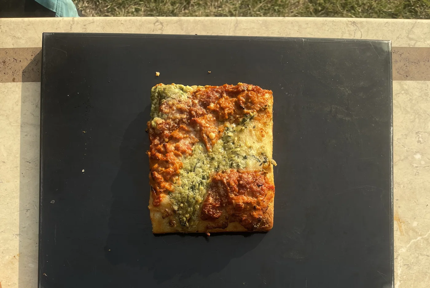 Trio Detroit Style Pizza slice